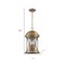 Homeroots 18.5 x 11 x 11 in. Lincoln 4-Light Antique Brass Hanging Light 397955 - alternate 4